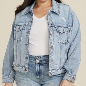 Goldie Blues Crop Denim Jacket